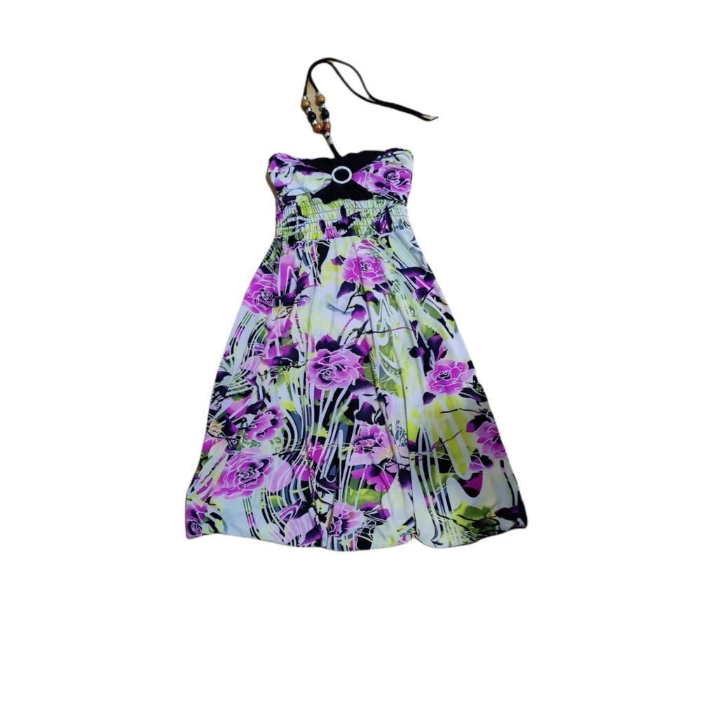 Floral Halter Top Dress